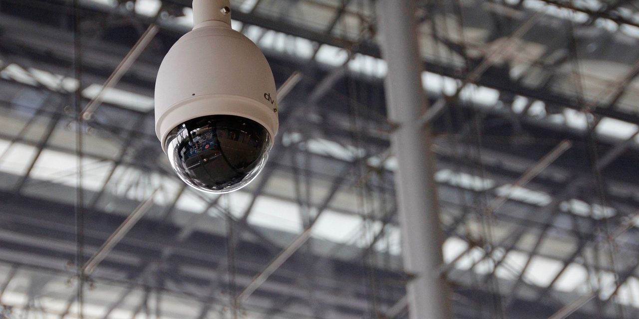 Image shows CCTV security camera